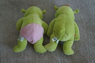 Build A Bear Shrek The Third Plush Lot Ogre Clothes Puss in Boots Baby Girl Boy