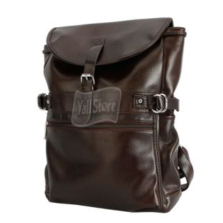 New Fashion Women PU Leather Casual Backpack Handbag Brown Hight Quality