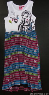 Monster High Girls 6 6X 7 8 10 12 14 16 Outfit Maxi Dress Shirt Skirt