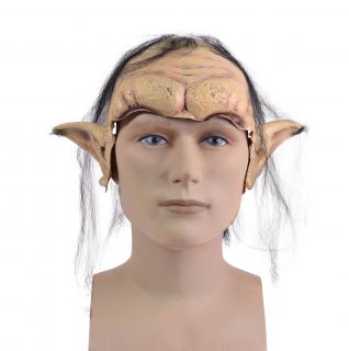 Hobbit Frodo Mythical Creature Wig Ears Halloween Bilbo Baggins Fancy Dress