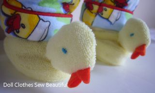 Doll Clothes Fits Bitty Baby Boy Twin Ducky Pajamas