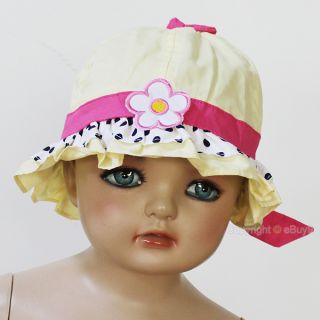 Cute Toddler Baby Girls Princess Cap Petals Bucket Sun Flower Hat for 5 30 Month