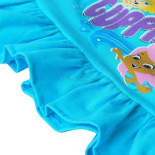 Bubble Guppies Girl Baby 2pcs Outfit Top Dress T Shirt Polka Dots Short Pants 2T