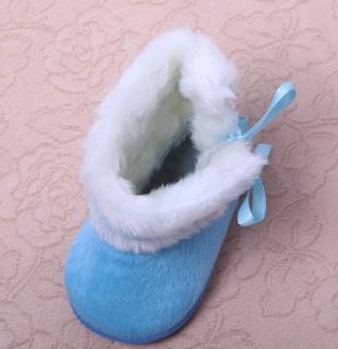 New Baby Toddler Blue Boys Winter Boots Shoes Winter Warm Boys 13 Cm