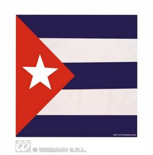 Cuba Cuban Flag Bandana 55x55cm Biker Head Wrap Scarf