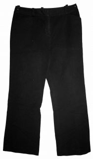 Style Co Sz 8P Petite Womens Black Casual Pants Slacks Trousers Stretch 4K78
