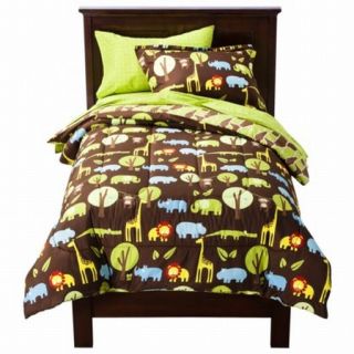 Circo Full Bed in Bag Wild Safari Jungle Animal Comforter Set Sheets Shams 7 PC