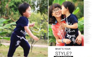 New Fashion Baby Toddler Children Kids Boys sweat Suit Cute Sportswear Set 2 6Y