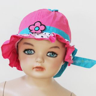 Cute Toddler Baby Girls Princess Cap Petals Bucket Sun Flower Hat for 5 30 Month