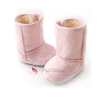 Baby Toddler Shoes Fur Lining Boy Girl Warm Winter Snow Boots 6 24Month KDS So W