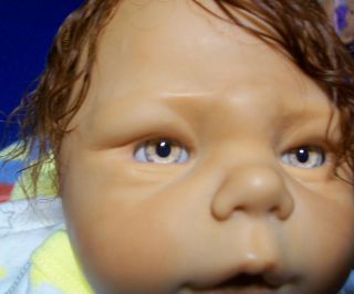 Gorgeous Realistic Ethnic Newborn Baby Boy 19" 6 5 lbs Anatomically Correct
