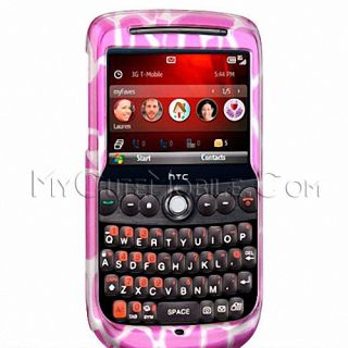 T Mobile HTC S522 Dash 3G Case Pink Giraffe Faceplate