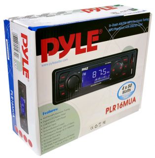 New Pyle Car in Dash Am FM Radio USB SD Player Receiver Audio Input for iPod 