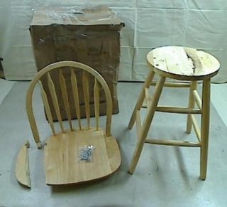 Winsome Wood 24 inch Windsor Swivel Seat Bar Stool Natural