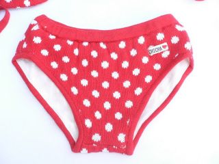 BNWT Baby Girls Strawberry Bikini Swimsuit
