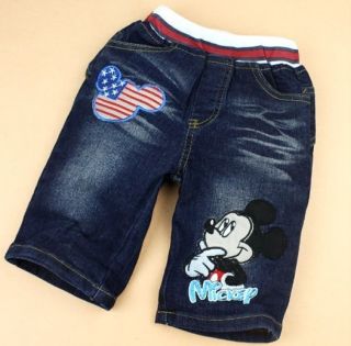 Mickey Mouse Toddlers Kids Boys Girls Hoodies T Shirt Jean Shorts Suits 2 8Y