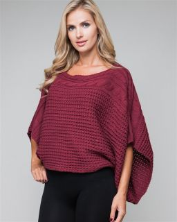 Sexy Trendy Acrylic Chunky Cable Knit Pullover Sweater 3 Fabulous Colors