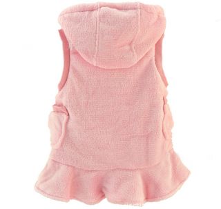 New Girls Vest Tops Kid Coral Velvet Rabbit Princess Dress 2 7Y Clothes AD043