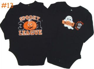 Halloween Lot of 2 Shirts or 1 Piece Boys Tshirts Top Baby Infants Toddlers