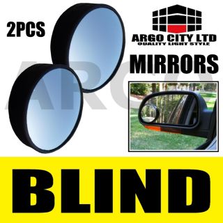 2 x Blind Spot Convex Mirrors Towing Car Safety Suzuki SX4 Crossover