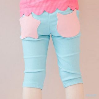 New Kids Costume Baby Girls Stars Pattern Pants Leggings Shorts Trousers 1 6Y