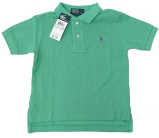 Polo Ralph Lauren Baby Boys 24 mos Green Pique Polo Shirt