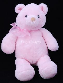 Baby Gund Bibi Pink Teddy Bear Plush Lovey New