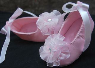 Pink Ballat Flats Toddler Baby Girl Shoes Size 1 2 3