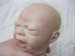 Reborn Kit Head Painted Limbs not Painted Includes Free Soft Body Baby NR