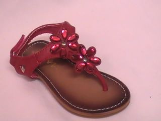 Girl Jewel Thong Dress Sandals SCORP2 Toddler Dress Shoes Pageant Party Shoes