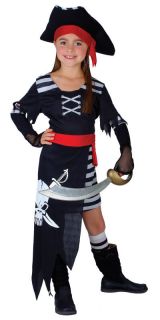 Pirate Princess Girls Fancy Dress Halloween Book Week Kids Child Costume 3 10 Y