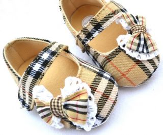 Bows Toddler Baby Girl Shoes Size 1 2 3