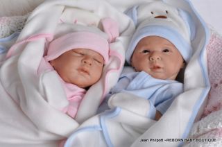 Reborn Twins Gabriel and Gena Reborn Baby Boutique Sweet Little Babies