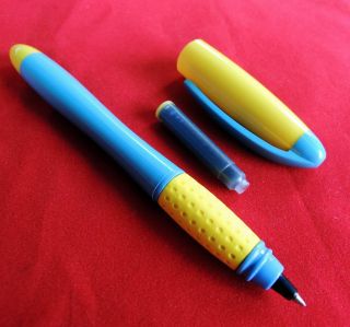 Lady Blue Liquid Ink Cartridge Roller Ball Pen Like Fountain Pen M