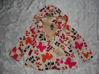 Girls Baby Gap Boho Butterfly Corduroy Jacket Size 5T