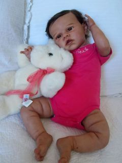 Reborn Baby Newborn Ethnic Doll Girl OOAK Angelina by Romie Strydom