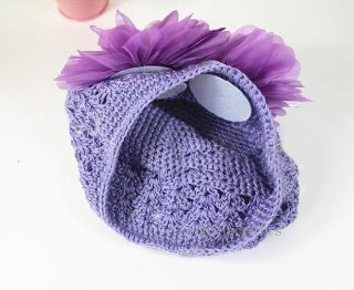 Flower Crochet Headband Cute Infant Baby Girl Beanie Hat Hair Accessories 0245D