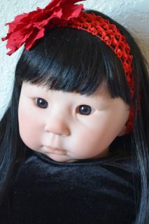 Reborn Asian Toddler Baby Girl Ching LAN Was Mei Ling by Adrie Stoete Chinese