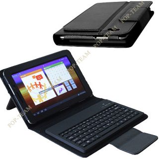 Wireless Bluetooth Keyboard Leather Case for Samsung Galaxy Tab 7 7 P6800 T64