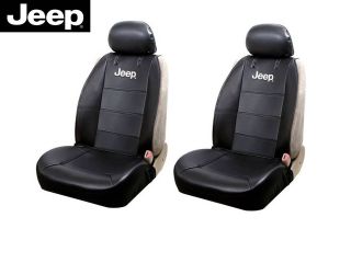 Jeep Elite Mopar Seat Covers Black Synthetic Leather Side Air Bag Ready