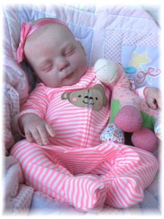 Adorable Reborn Donna RuBert Heather Baby Girl Tinysprouts 1 Day 