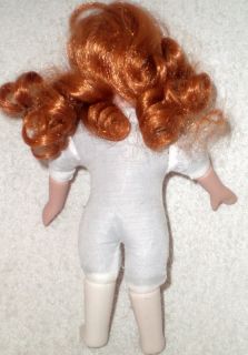 Vintage RARE Antique Baby Doll Girl Hair Beautiful Madame Porcelain Clothing
