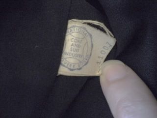 Vintage 1930 1940 Womens Lined Blazer Jacket Harrods Olds King Small 6 EUC
