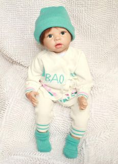 1pc Real Like Beautiful 52cm Boy Reborn Baby Doll High Quality for Kids' Gift