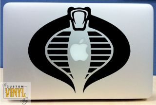 Gi Joe Cobra Logo Vinyl MacBook Laptop Decal Sticker