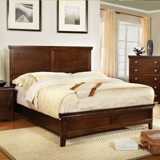 Dunhill Transitional Style Brown Cherry Finish 6 Piece Bedroom Set