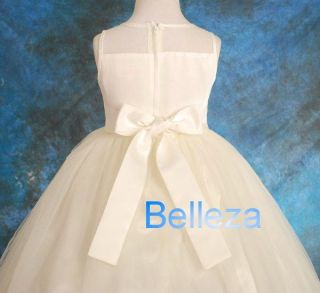 Wedding Flower Girls Party Pageant Dress Size 2T 8