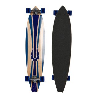 42" x 9 65" Pro Kicktail Cruiser Skateboard Longboard Complete Maple Deck Black
