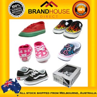 Vans Infant Baby Toddler Kids Crib Sneakers Shoes on  Australia