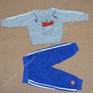 Boy Toddler Baby Long Top Pants 2pcs Outfit Set 0 3Y Tracksuit Clothes Bear TYC5